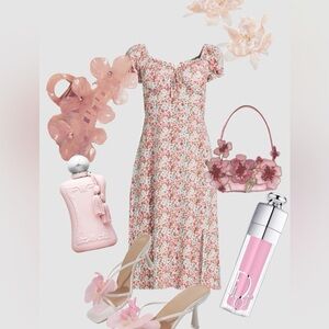 Floral Pink Dress